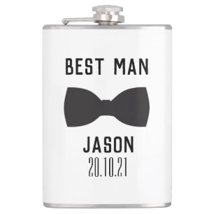 Groom Best Man Wedding Party Gift Flask