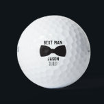 Groom Best Man Wedding Party Gift Golf Balls<br><div class="desc">Groom Best Man Wedding Party Gift Golf Balls. Have fun with this cute and funny design.</div>