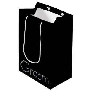 Groom bling gift bag