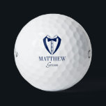 Groom Blue Tuxedo With Bow Tie Golf Balls<br><div class="desc">These golf balls are a great favor for the groom in your wedding party. They feature a fabulous tuxedo and bow tie in blue. With a first name in a traditional CAP font and the word groom in a coordinating script font also in blue they're perfect for the groom. They'd...</div>