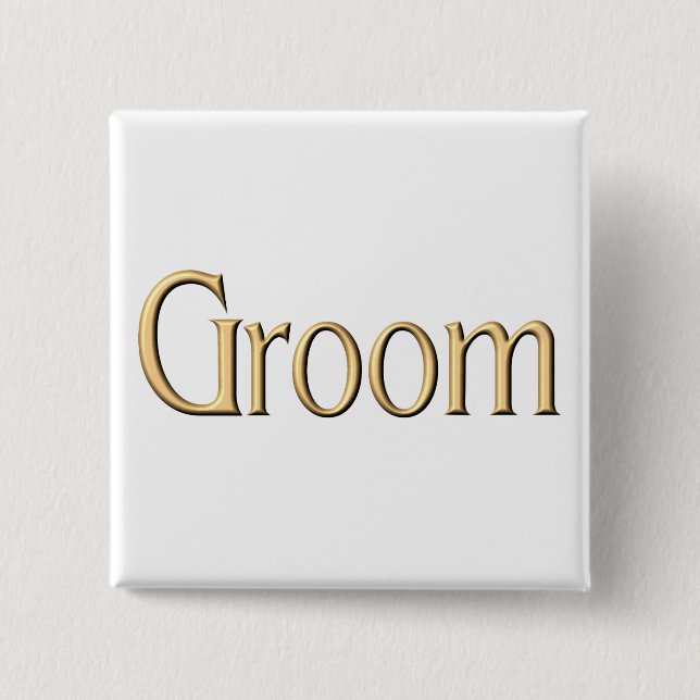 Groom button (Front)