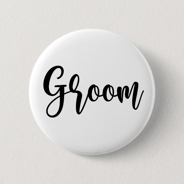 Groom Button (Front)