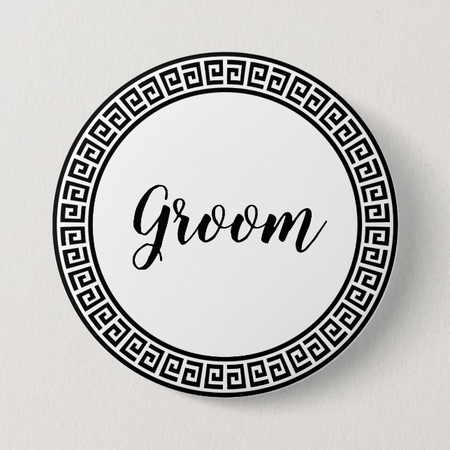 Groom button (Front)