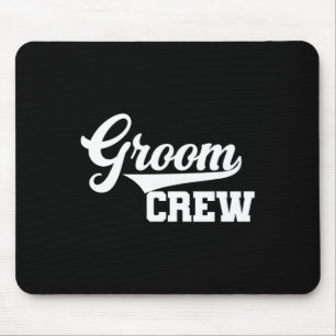 Groom Crew Groomsman Bachelor Party Wedding Group Mouse Mat