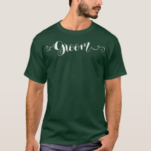 Groom Cute Engagement Wedding Bachelor Party Match T-Shirt