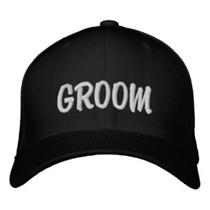 GROOM EMBROIDERED HAT