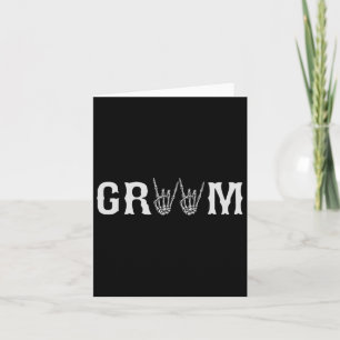 Groom Engagement Bachelor's Party Halloween Weddin Card