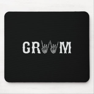 Groom Engagement Bachelor's Party Halloween Weddin Mouse Mat