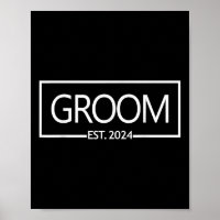 Groom Est. 2024 Future Husband Bachelor Party Wedd
