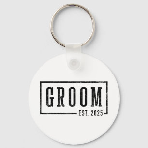 Groom Est 2025 Future Husband Engaged Gifts Him En Key Ring