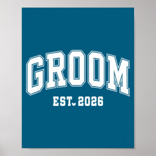 Groom est 2026 bride groom 2026 matching poster