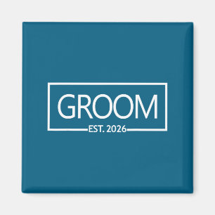 Groom est 2026 future husband wedding bachelor magnet