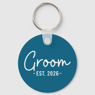 Groom est 2026 husband to be bachelor party key ring