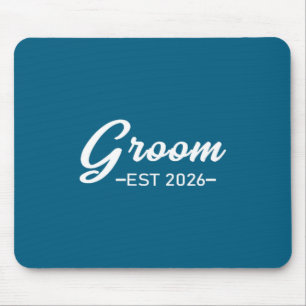 Groom est 2026 mr husband married wedding party mouse mat