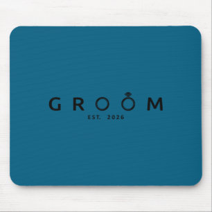 Groom est 2026 wedding bachelor party future mouse mat