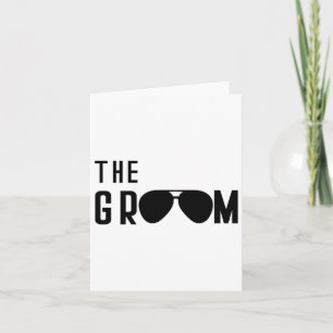 Groom - Family Party Rehearsal Day Sungles Funny Card
