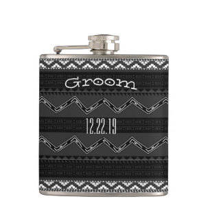 Groom Flask Moustache
