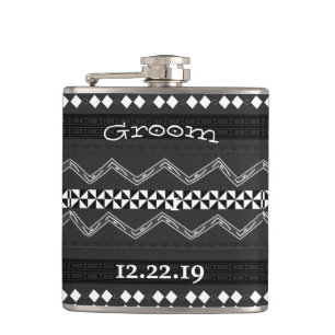 Groom Flask Moustache