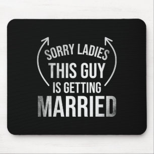 Groom Funny Bachelor Supplies Clothes Party Weddin Mouse Mat