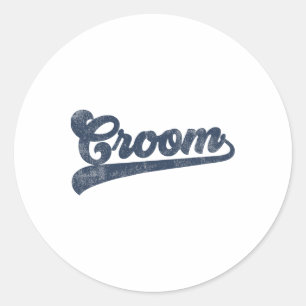 Groom Future Husband Engaged Gifts Him Engagement Classic Round Sticker