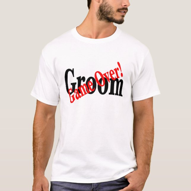 Groom (Game Over Red) T-Shirt (Front)