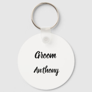 Groom Gift Custom Name Gifts Wedding Key Ring