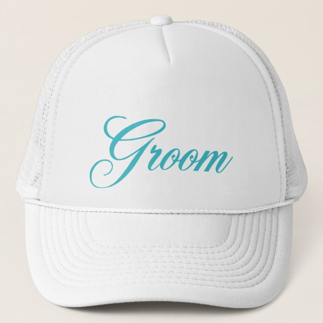 Groom Hat in Blue (Front)