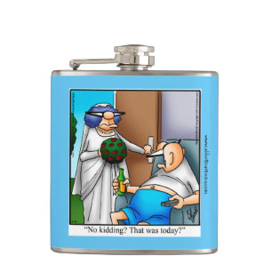 Groom Humour Flask Gift