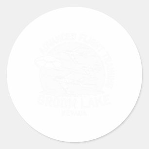 Groom Lake - Advanced Flight Training Classic Round Sticker