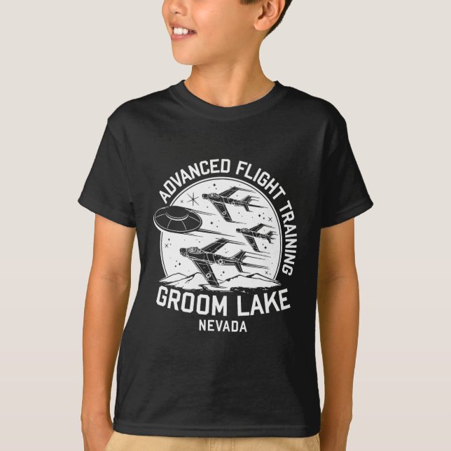 Groom Lake - Advanced Flight Training  T-Shirt (Front)