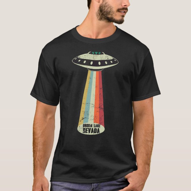 Groom Lake Nevada Retro Top Secret Area 51 UFO UAP (Front)
