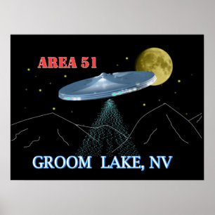 Groom Lake NV Poster