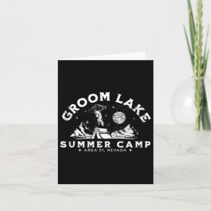 Groom Lake Summer Camp - Funny Area 51 Alien Ufo G Card