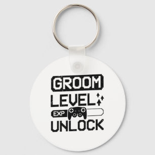 Groom Level Unlock Bachelor Party  Key Ring