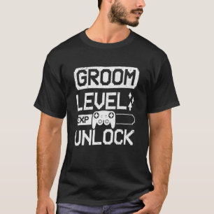 Groom Level Unlock Bachelor Party T-Shirt