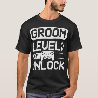 Groom Level Unlock Bachelor Party T-Shirt