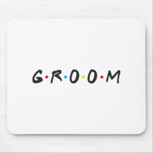 Groom Men Bachelor Party Wedding Day Groom To Be Mouse Mat