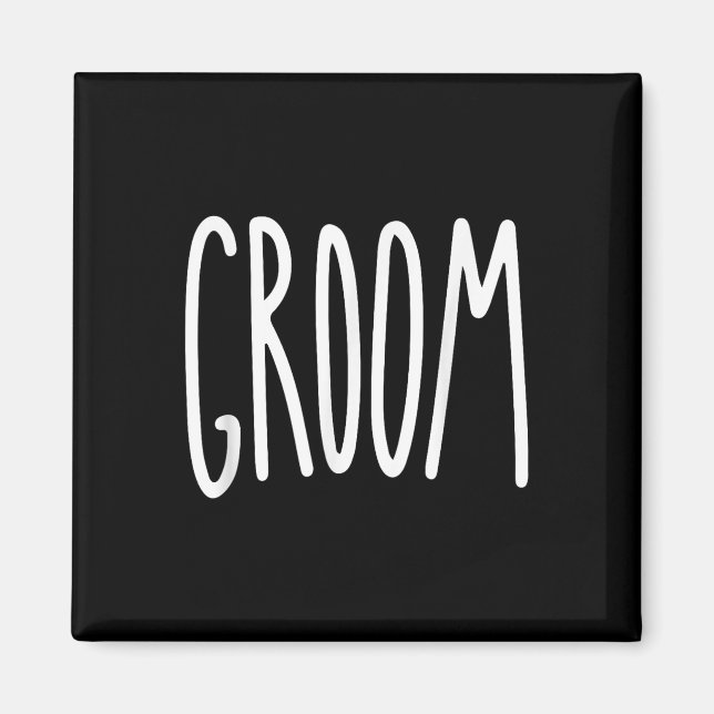 Groom Mens Wedding Bride  Magnet (Front)