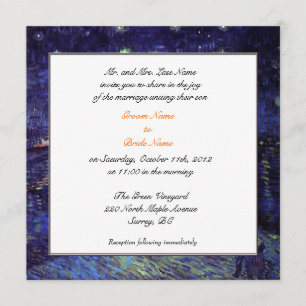 Groom parents'  wedding invitations