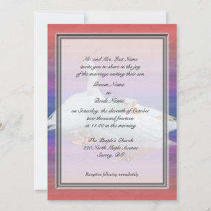 Groom parent's wedding invitations