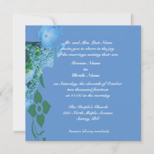 Groom parents' wedding invitations