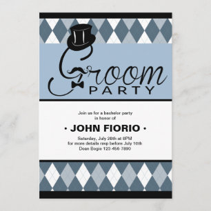 Groom Party Invitation