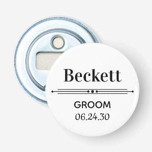 Groom Personalised Bottle Opener