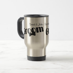Groom Personalised Wedding  Travel Mug