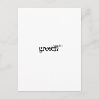 Groom Postcard