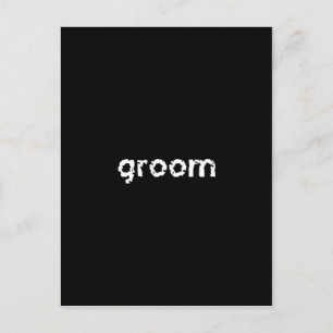Groom Postcard