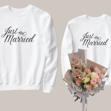 Groom’s Just Married Couples Honeymoon Outfit