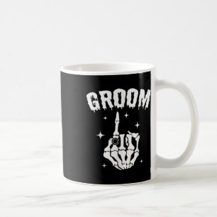 Groom Skeleton Hand Wedding Halloween Couples Matc Coffee Mug