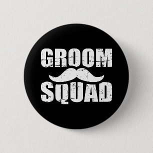 Groom Squad bachelor party 6 Cm Round Badge