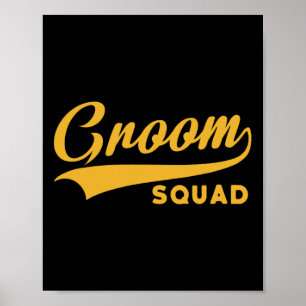 Groom Squad - Bachelor Party - Wedding Poster